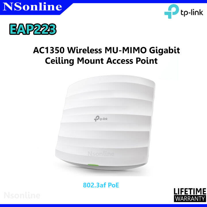 TPLink AC1350 Wireless MUMIMO Gigabit Ceiling Mount Access Point