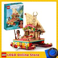 Jouet de construction créatif pour filles et garçons, bateau de guidage de la princesse LEGO Disney, Moana et Sina Mini-poupées, figurine DolDave, 43210