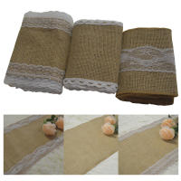 10M Natural Jute Ribbon Roll DIY Party Decoration Gadget Burlap Linen Wedding Birthday Christmas Dining Table Runner Chair Bands