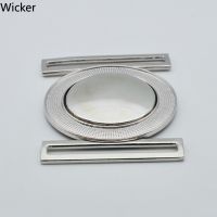 40/50/60 Mm Metal Plating Belt Buckles for Over Coat Down Jacket Leather Work Garment Clasps Closure Buckle for Women 2 Pcs/pack