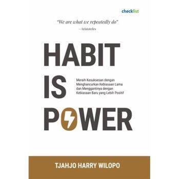 BUKU MOTIVASI HABIT IS POWER | CHECKLIST | Lazada Indonesia