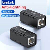 Unnlink RJ45 Adapter Anti Lightning Network Ethernet Extender 100 meters for Cat7 Cat6 Cat5e Gigabit Cable