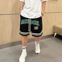 เสื้อคุณภาพสูง กางเกงบาสเก็ตบอลขาสั้นลําลอง ทรงหลวม ปักลายโลโก้ NBA Blueball JUST DON แฟชั่นฤดูร้อน สไตล์อเมริกัน สําหรับชกมวย