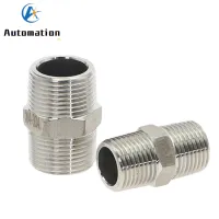 1/8 1/4 3/8 1/2 3/4 1 Male Thread Hex Nipple Union 304 Stainless Pipe Fitting Connector Coupler water oil air Thread Adapter