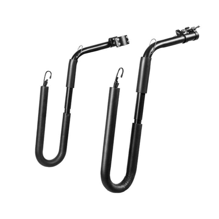 Surfboard Bike Rack Carrier - Adjustable Mount For Shortboards, Boogie Boards, Wakeboards Up To 8ft, Fits Seatposts 25-32mm, Aluminum Alloy