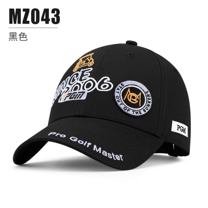 pgm-หมวกกันแดด-ปักลาย-ระบายอากาศ-แห้งเร็ว-แฟชั่น-สําหรับผู้ชาย-สีส้ม-ดํา-ขาว-mz043