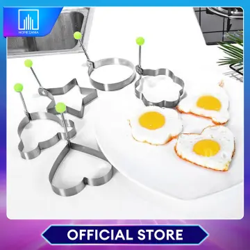 1pc Round-shaped Stainless Steel Fried Egg Pancake Shaper Omelette