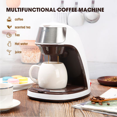 KONKA เครื่องชงกาแฟแบบพกพาบ้านมินิอัตโนมัติหยดสำนักงาน Cafeteira Eletrica ชาใช้งานง่ายฟรีถ้วยกาแฟ