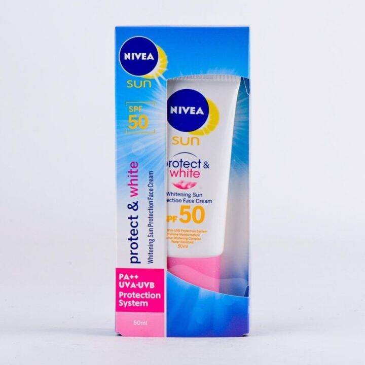 NIVEA SUN Protect & White Whitening Sun Protection Face Cream SPF50