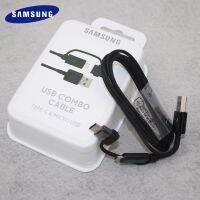 [KOLT Digital] Samsung 2 In 1สาย Micro USB TYPE C Fast Charger สาย150ซม.สำหรับ Galaxy S10 S9 S8 Plus A10 A6 M10 A52 A72 A33 A53