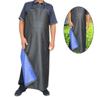 Apron Waterproof Unisex Heavy Duty Apron For Butchers Kitchen Apron Women Men Cooking PVC Mens Aprons Chef Gardening Apron