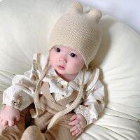 【YD】 Baby Knitted Hat Color Cartoon Beanie Cap for Toddler Boy Warm Kids Ear Protection up Bonnet