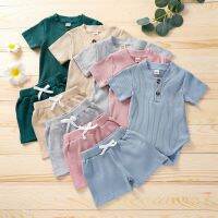 Baju Bayi Perempuan OutfitsCottonO ชุด TopsCasual2PC ที่คอสำหรับเด็กผู้หญิงวัยรุ่นน่ารักชุดเด็กผู้หญิง