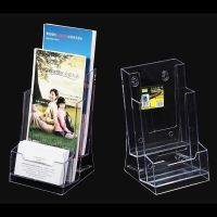 【CW】❆  3 grid Business Card Holder Brochure Credit Pamphlet Men Desk Display