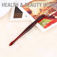 Health &amp; Beauty Home ที่ดันหนังกำพร้า ด้ามจับพลาสติก สีแดง สําหรับตกแต่งเล็บ