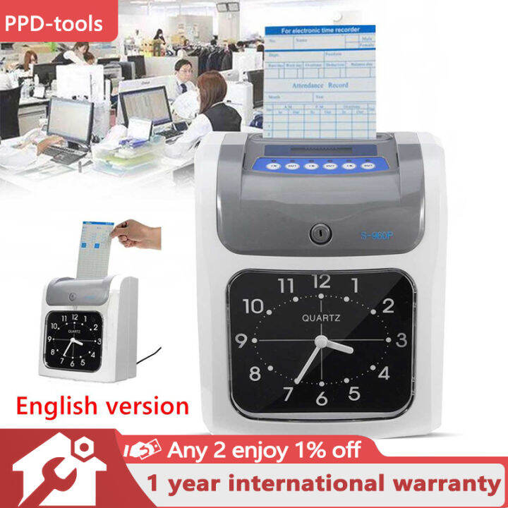 Card punching machine paper card type punching clock company employees