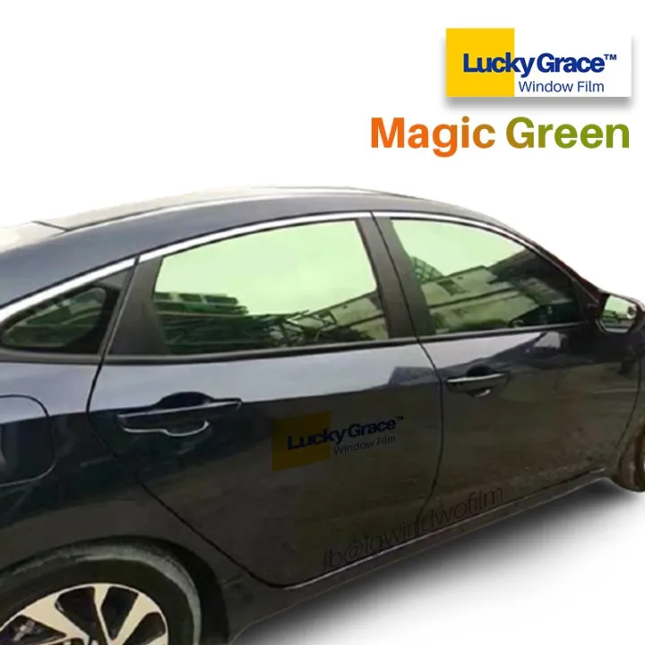Magic GREEN Car Tint Films/ UV heat rejection Window films added style