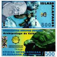 【Big-promotion】 Galapagos เกาะอก500 Sucres, 2012, UNC,แฟนซีโพลิเมอร์หมายเหตุดั้งเดิม,ธุรกิจที่ระลึก