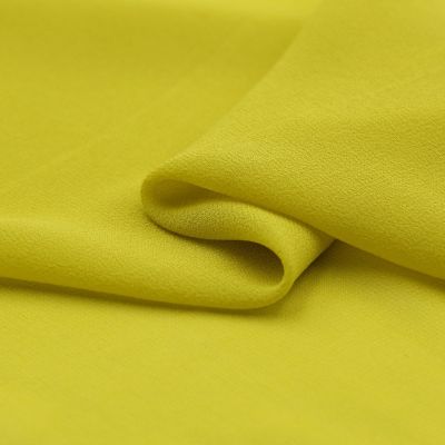 Bright yellow pure silk georgette gauze silk fabric 12momme 135cm width good qualitySCG626