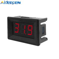 Aideepen 0.36นิ้ว DC3.1-32V/0-100โวลต์ดิจิตอลโวลต์มิเตอร์แรงดันทดสอบวัดจอแสดงผล LED สองสาย/สามสายโวลต์เมตรสำหรับรถยนต์รถจักรยานยนต์