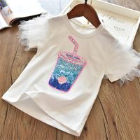 NNJXD Baby Tops Kids Girls T shirt Pattern Casual Clothes Child Tees Birthday T shirt