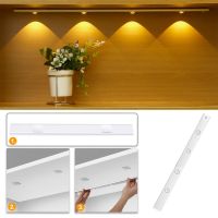 20/30/40cm Cabinet Light Ultra Thin LED USB Rechargeable Kitchen Closet Wardrobe Cabinet Lamp Motion Sensor Cabinet Night Light