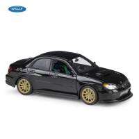 SUBARU  LMPREZA WRX STI (Welly) 1:24 โมเดลรถยนต์ ของเล่นลูก ของสะสม แบบจำลองรถเสมือนจริง (เก็บคูปองส่งฟรี หรือเก็บคูปองใช้ส่วนลดค่าจัดส่งได้ค่ะ)