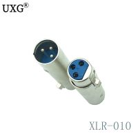 High Quality 3 Pin XLR Plug Nickel Plated Coupler Male to XLR Female Adapter Gender Changer Audio Microphone DJ Adapter