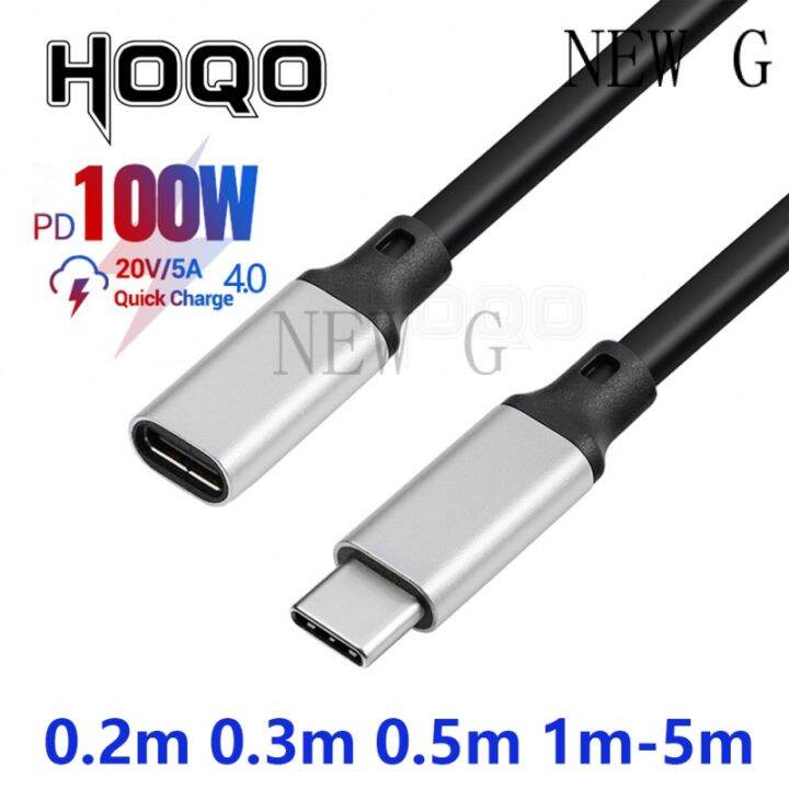 【NEW G】USB c extension cable,100W PD 5A 4k USB3.1 Type c usbc