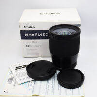 SIGMA 16mm F1.4 DC DN | ใหม่ Contemporary เป็นเลนส์แบบเปลี่ยนได้ตัวแรกของโลกสำหรับกล้อง Sony E-mount แบบมิเรอร์เลสในรูปแบบ APS-C ที่ให้ทางยาวโฟกัส 24 มม. eq.