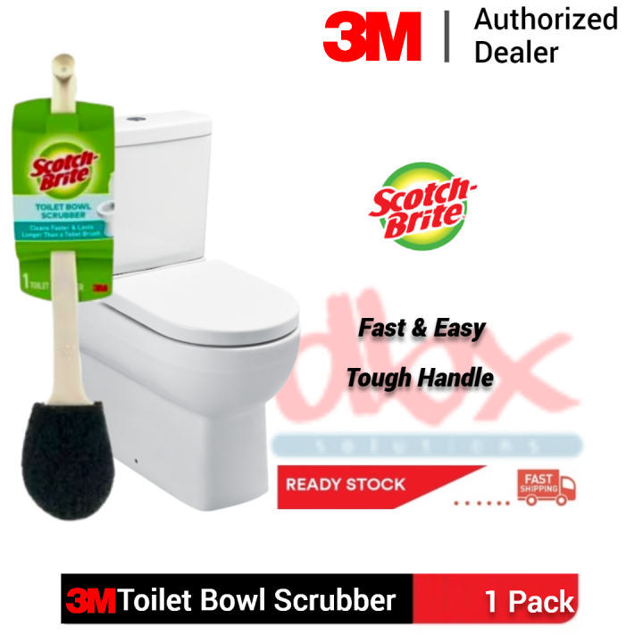 3M ScotchBrite Toilet Bowl Scrubber with Handle Lazada