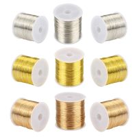 【YF】♠✑  100meter Gold silver Wire Beading thread 0.3mm/0.4mm Diy Crafts Jewelry Making