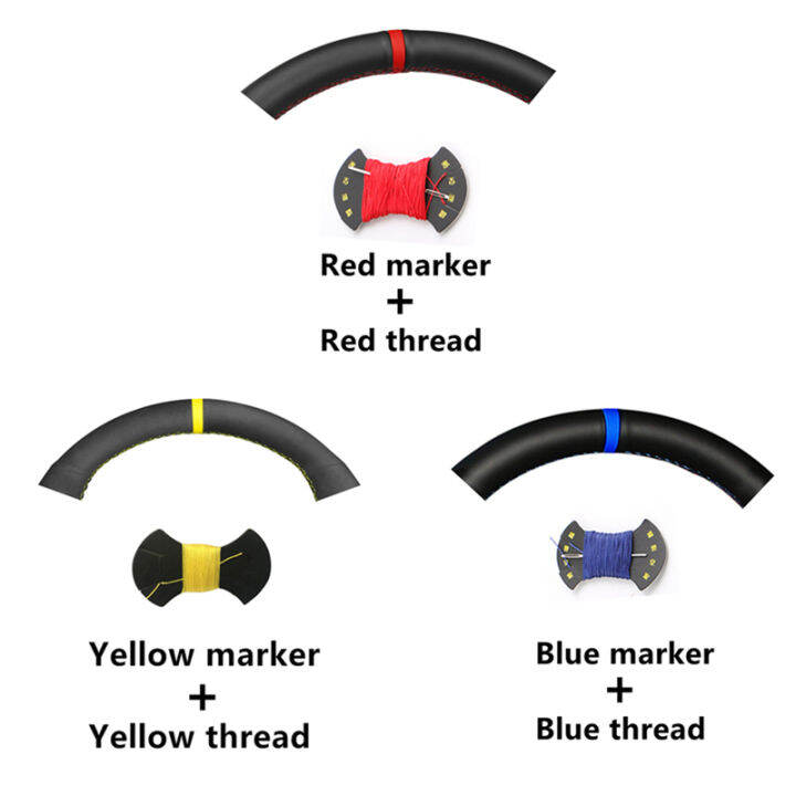 black-suede-leather-red-marker-car-steering-wheel-cover-for-bmw-m-sport-f10-f11-touring-f07-f12-f13-f06-f01-f02-m5-f10