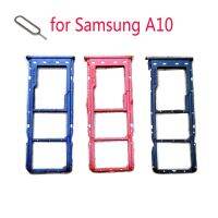 ถาดใส่ซิมการ์ดตัวยึดอะแดปเตอร์เหมาะสำหรับ Samsung A10 A20 A30 A40 A50 A60 A70 A80 A90โทรศัพท์นาโนซิมไมโครการ์ด SD สีดำของแท้