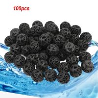 100 pcs 16mm Aquarium Bio Balls Biochemical Ball Filter Media for Aquarium Filter Accessories For Fish Tank Wholesale Filters Accessories