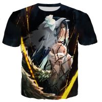 2022ขายร้อน Overlord Albedo ผู้ชายผู้หญิงใหม่แฟชั่น Cool 3D พิมพ์เสื้อยืดสไตล์ลำลอง T เสื้อ Streetwear Oversize Tops