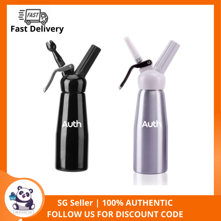 AUTH Aluminum Whipped Cream Dispenser, 500mL Aluminum Whipped Dessert