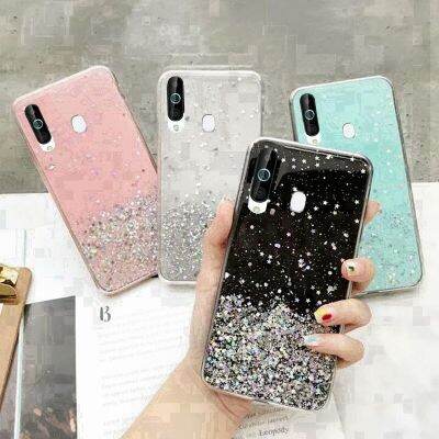 เคสโทรศัพท์กากเพชรส่องแสงเป็นประกายวิบวับแฟชั่นที่สร้างสรรค์สำหรับ Samsung Galaxy M40 M 40 M405F M405F /Ds เคสนิ่มซิลิโคน M405G สำหรับ SamsungM40ฝาหลัง