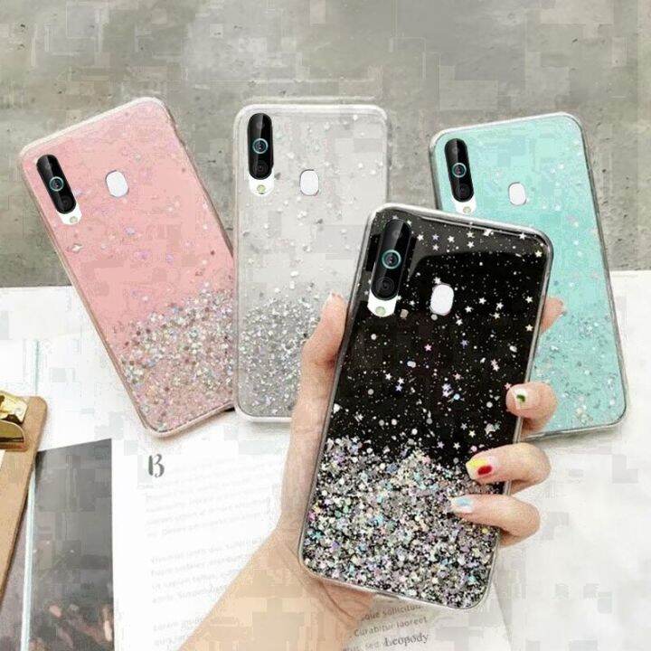 เคสโทรศัพท์กากเพชรส่องแสงเป็นประกายวิบวับแฟชั่นที่สร้างสรรค์สำหรับ-samsung-galaxy-m40-m-40-m405f-m405f-ds-เคสนิ่มซิลิโคน-m405g-สำหรับ-samsungm40ฝาหลัง