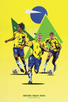 โปสเตอร์ Ronaldinho โรนัลดินโญ่ Brazil Poster โปสเตอร์ฟุตบอล โปสเตอร์ขนาดใหญ่ ของแต่งบ้าน ของแต่งห้อง โปสเตอร์ติดผนัง โปสเตอร์ติดห้อง 77poster