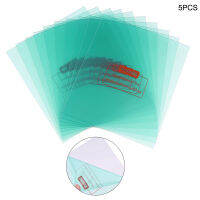 เลนส์ฝาครอบด้านในด้านหน้าเลนส์ป้องกันหน้ากากเชื่อม5ชิ้น EN166 ANSI CSA AS/NZS สำหรับหน้ากากช่างเชื่อมมืดอัตโนมัติ