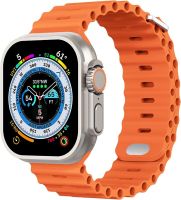 สายซิลิโคนสำหรับสายคาด Apple Watch Ultra 49มม. 45มม. 41มม. 44มม. 40มม. 42มม. 38มม. 45มม. สายรัดข้อมือ IWatch Series 8 7 SE 3 4 5 6