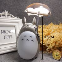 White Belly 01 Small USB Charging Anime Totoro Lamp Cute My Neighbor Kawaii Ghibli Manga Accessories Room Desk Decor Table LED Light Fancy Gift For Kids Child