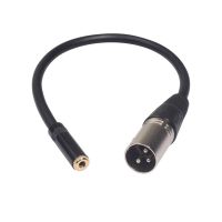 HIFI Male 4 Pin XLR Balance to 3 5mm Female Audio Cable XLR Headphone Microphones Speakers Adapter Cable Cables