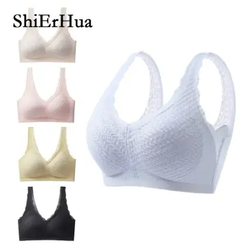 ShiErHua New Front Clourse Sexy Lace Wireless Push Up Bra Multiple