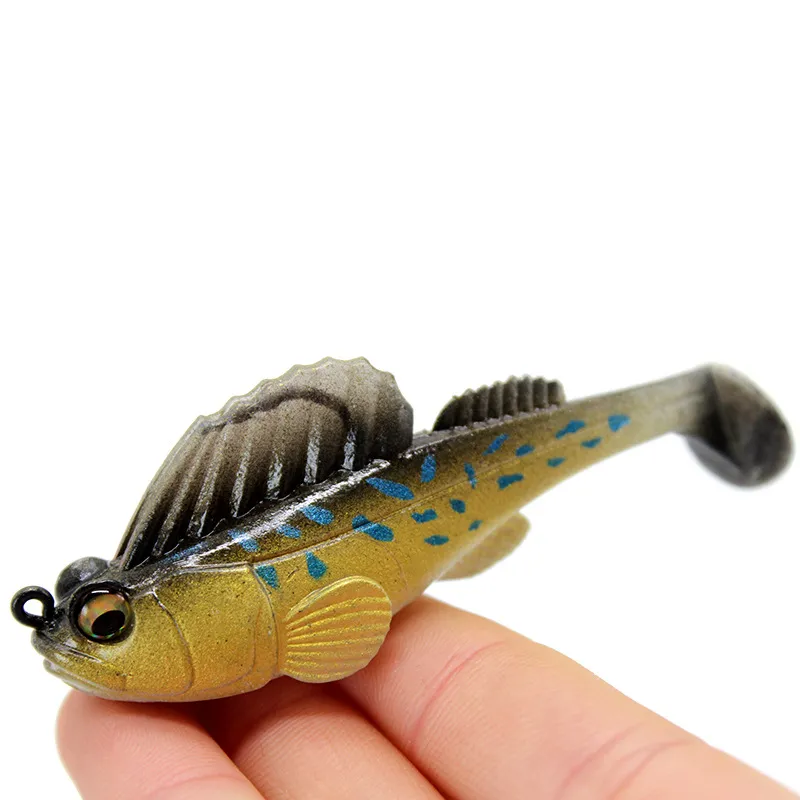 Hunthouse Soft Lure Bait Fishing Lure Me Ga bass Dark Sleeper Swimbaits  Fishing Pike Lure Bass Shad For Fishing Perch