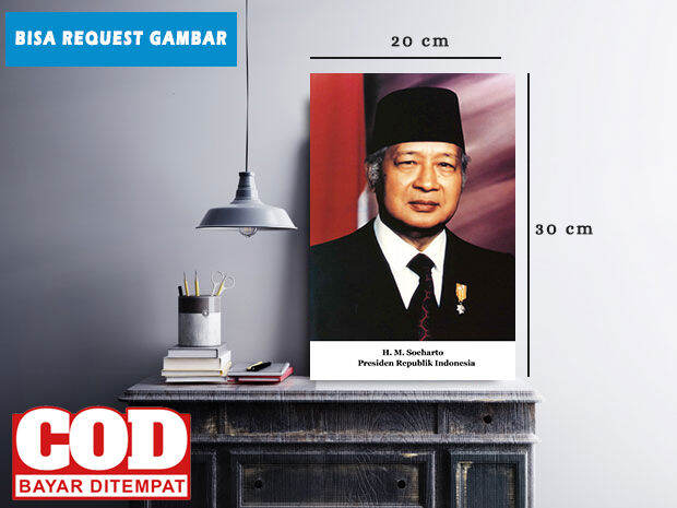 Poster Presiden RI/Hiasan Dinding/Wall Decor/Poster Kayu Mdf 6mm ...