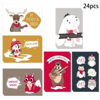 ✪【Available】【New】Christmas การ์ดทักทายที่ละเอียดอ่อนคริสต์มาสบัตรอวยพร DIY Xmas การ์ดเชิญกระดาษซองจดหมายใหม่ปี