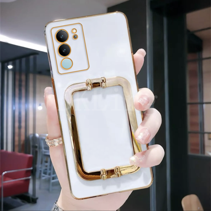 เคสโทรศัพท์-vivo-v29-5g-ฝาหลังชุบนิ่มแฟชั่นพร้อมหัวเข็มขัดเหล็กสี่เหลี่ยมยึดปลอกซิลิโคน-vivo-v29กันกระแทก-vivov29-5g