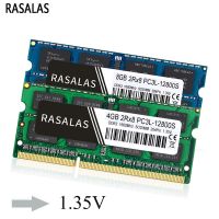 Rasalas DDR3 4GB 8GB RAM 2Rx8 PC3-12800S DDR3L 1600Mhz SO-DIMM 1.35V Oперативная Nамять Notebook RAM 204Pin Laptop Memory Sodimm